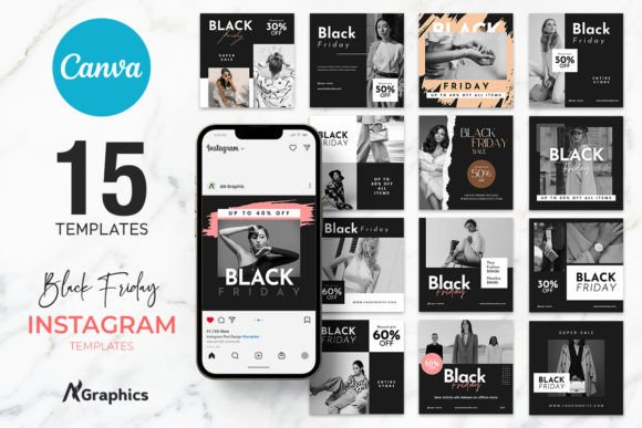 15 Black Friday Instagram Post Templates: A Canva Guide