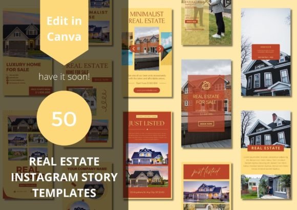 50 Real Estate Story Canva Templates: A Toolkit for Growth