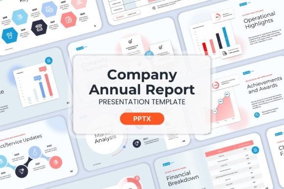 Company Annual Report - PPT Templates: Your Key to Professional Presentations