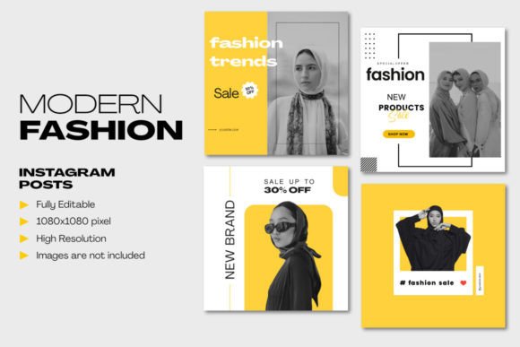 Elevate Your Brand with Fashion Social Media Templates