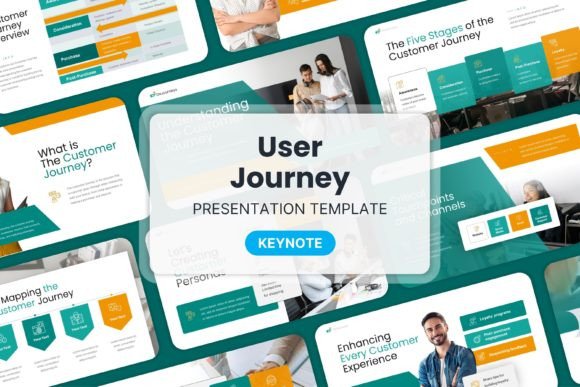 Elevate Your Business Narrative with User Journey Keynote Templates