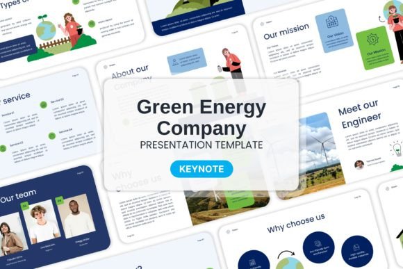 Green Energy Company Keynote Templates: A Professional Design Toolkit