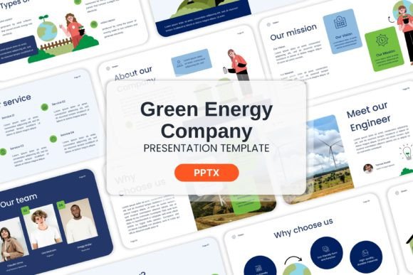 Green Energy Company: Your Professional PPT Template