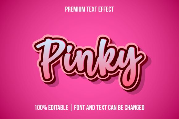 Mastering 3D Typography with Pinky 3D Editable Text Effect Templates