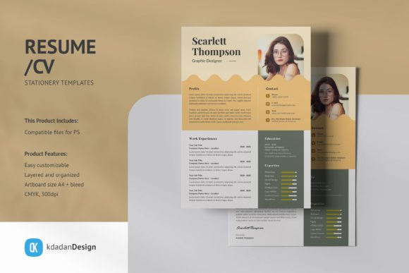 Modernize Your Job Search: A Guide to Resume/CV PSD Templates Vol 199