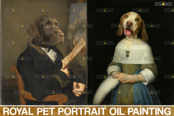 Royal Pet Portrait Templates Vol.14: A Designer's Guide